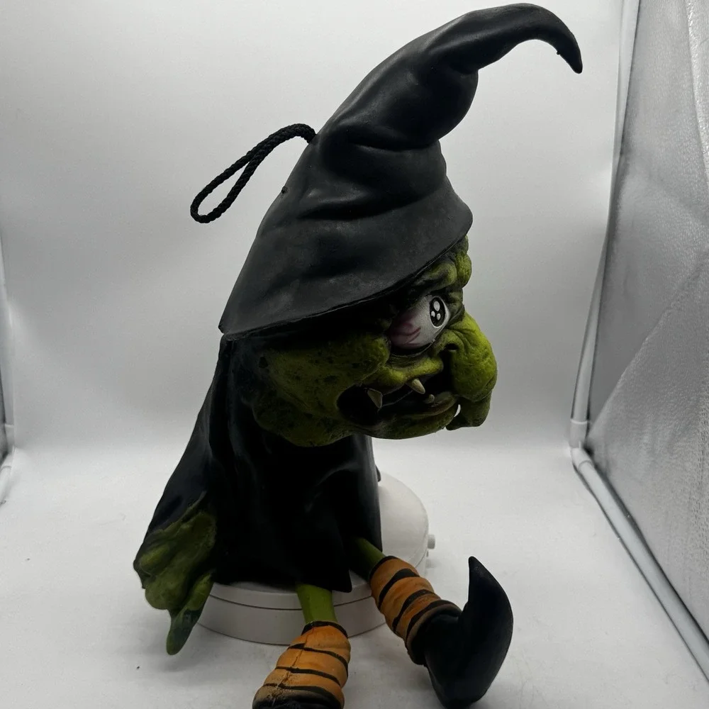 Halloween Rubber Hanging Witch 21